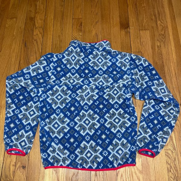 NWOT Patagonia Synchilla Snap T 2013 Aurora Channel Blue Fleece Men's S - Picture 5 of 10